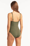 Essentials Longline One Piece - Khaki