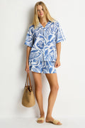 Reef Bowling Shirt - Denim Blue