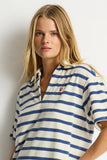 Ahoy Beach Polo - Denim Blue