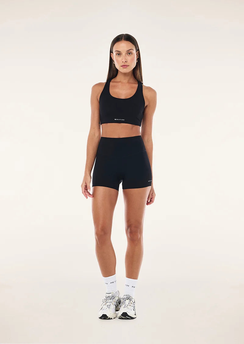 Signature 3" Bike Short - Black