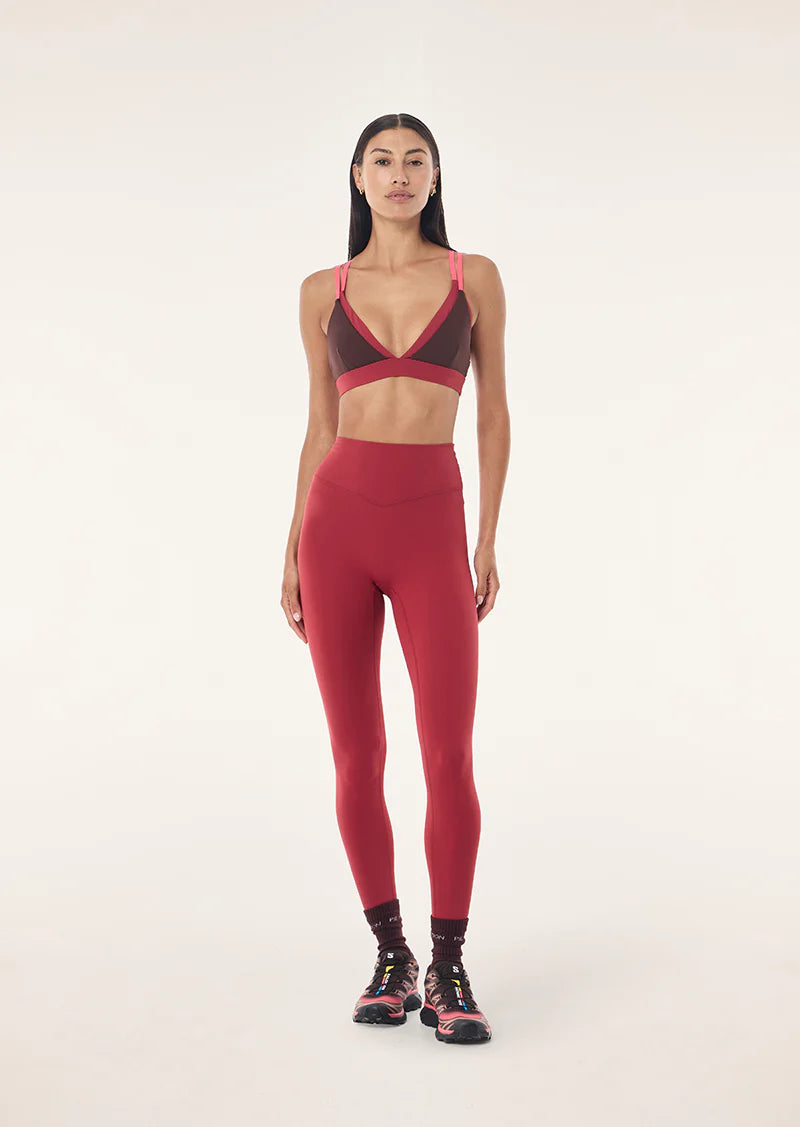 Signature Full Length Legging - Cherry