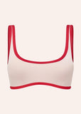 Solis Scoop Sports Bra - Soft Pink/Strawberry