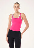 Spectrum Scoop Tank - Cosmo Pink/Whisper White