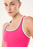 Spectrum Scoop Tank - Cosmo Pink/Whisper White