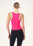 Spectrum Scoop Tank - Cosmo Pink/Whisper White