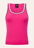Spectrum Scoop Tank - Cosmo Pink/Whisper White