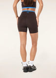 Stellar Bike Short - Coffee/Marina Blue