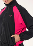 Stride Jacket - Black/Cosmo Pink