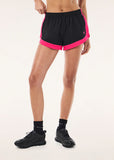 Stride Running Short - Black/Cosmo Pink