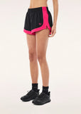 Stride Running Short - Black/Cosmo Pink