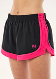 Stride Running Short - Black/Cosmo Pink