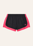 Stride Running Short - Black/Cosmo Pink