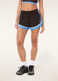 Stride Running Short - Coffee/Marina Blue
