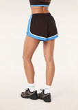 Stride Running Short - Coffee/Marina Blue