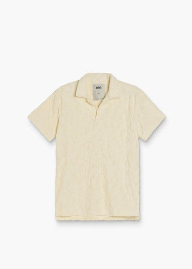 Summit Polo Terry Shirt - White