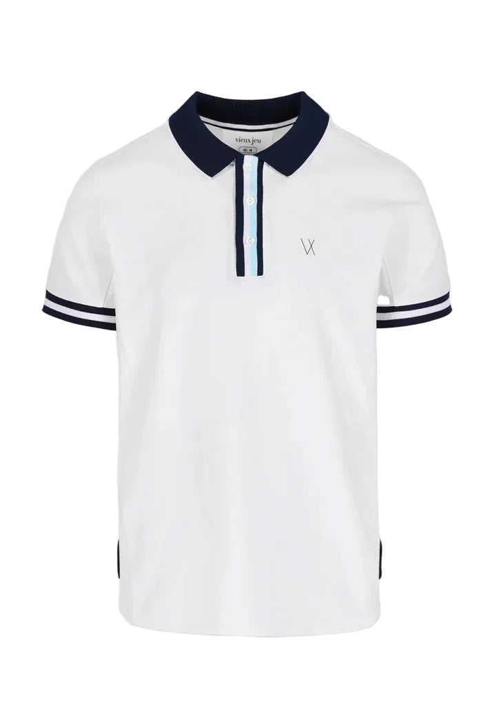 Sven Polo - White/Dress Blue