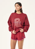 Tidal Oversized Sweat - Cherry