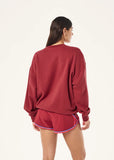 Tidal Oversized Sweat - Cherry