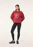 Tidal Oversized Sweat - Cherry