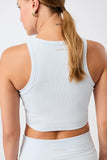 Athleisure Top - Baby Blue