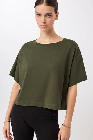 Boxy Tee - Leaf