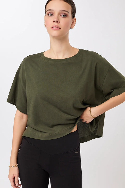 Boxy Tee - Leaf