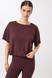 Boxy Tee - Ruby