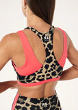 Unity Sports Bra - Leopard/Diva Pink