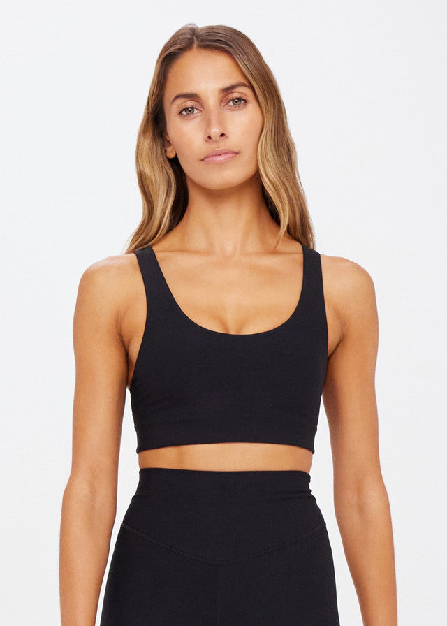 Peached Jade Bra - Black
