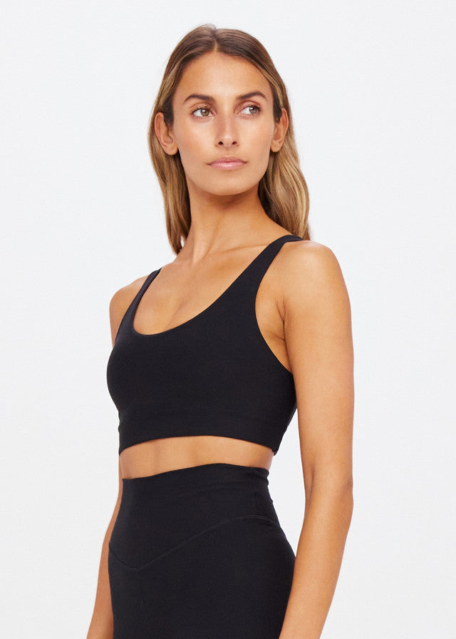 Peached Jade Bra - Black
