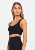 Peached Jade Bra - Black