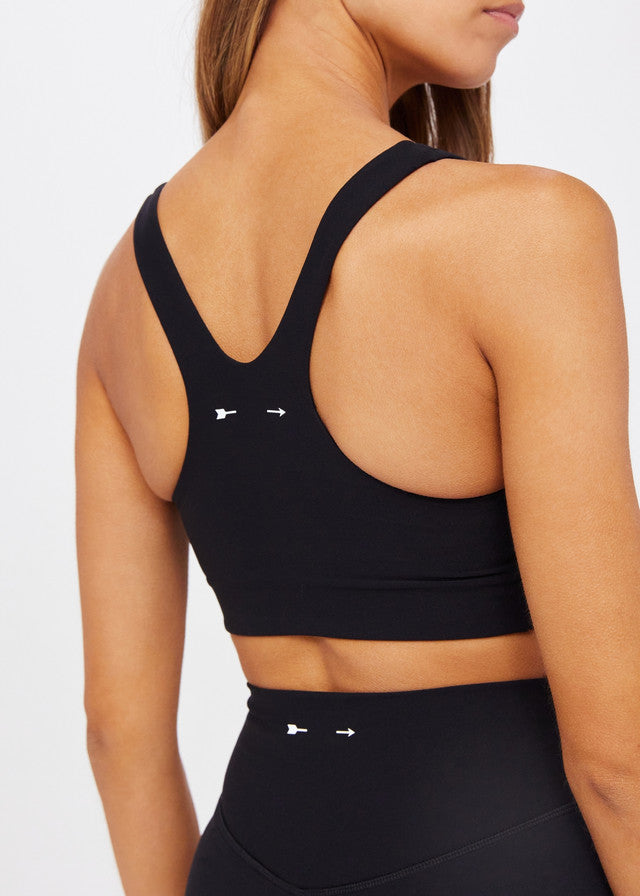 Peached Jade Bra - Black