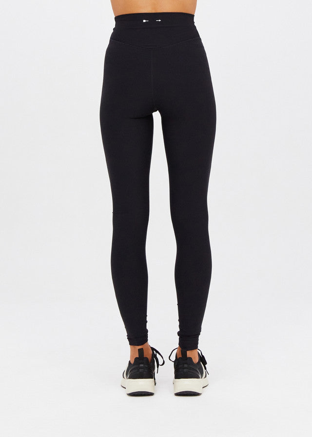 Peached 28" High Rise Pant - Black