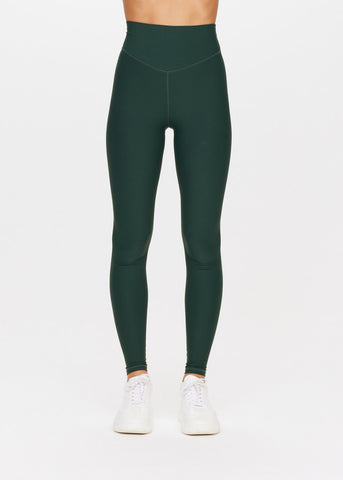 Peached High Rise Pant - British Racing Green