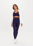 Peached High Rise Pant - Navy