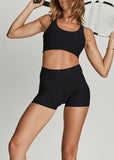 Peached Spin Short - Black