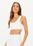 Peached Harley Bra - White