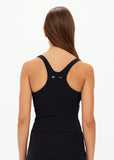 Peached Laurie Tank Top - Black