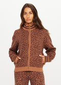 Malawi Margot Knit Jacket - Leopard