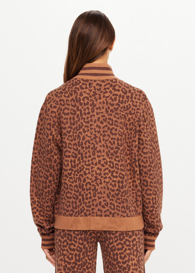 Malawi Margot Knit Jacket - Leopard