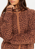 Malawi Margot Knit Jacket - Leopard
