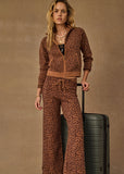 Malawi Margot Knit Jacket - Leopard