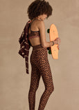 Malawi Badu Crossback Bra - Leopard