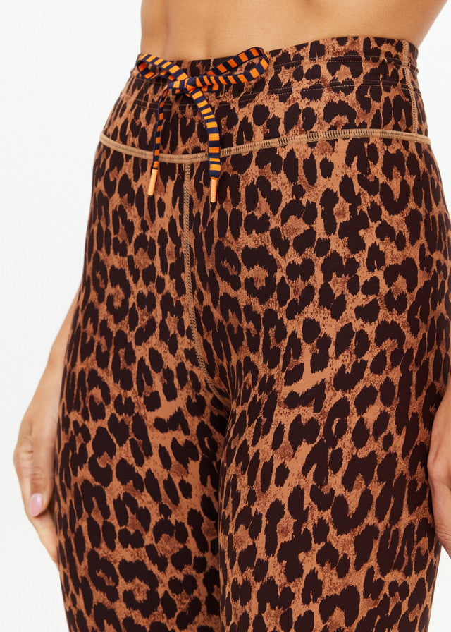 Malawi Midi Pant - Leopard