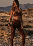 Malawi Midi Pant - Leopard