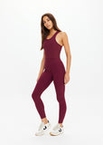 Peached Midi Pant - Bordeaux