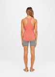 Frankie Rib Tank - Pink Clay