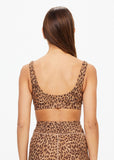 Panthera Daisy Scoop Neck Bra - Leopard