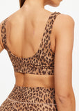 Panthera Daisy Scoop Neck Bra - Leopard
