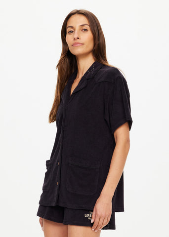 Saddle Up Collared Hardy Shirt - Black